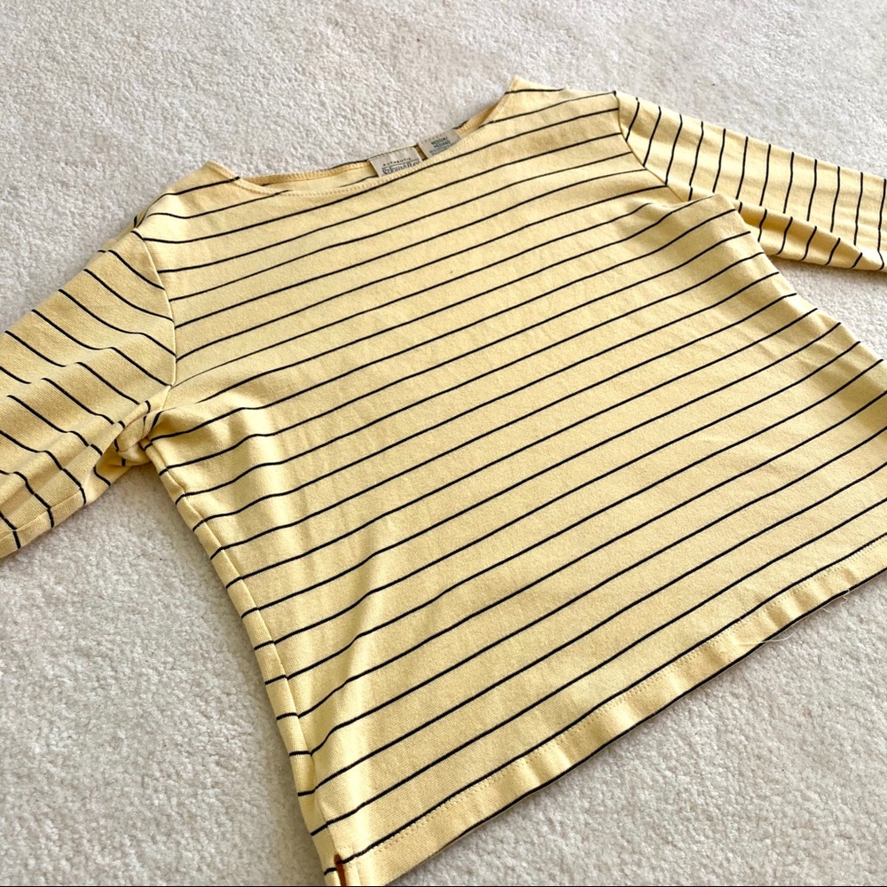 VINTAGE YELLOW STRIPED SHIRT